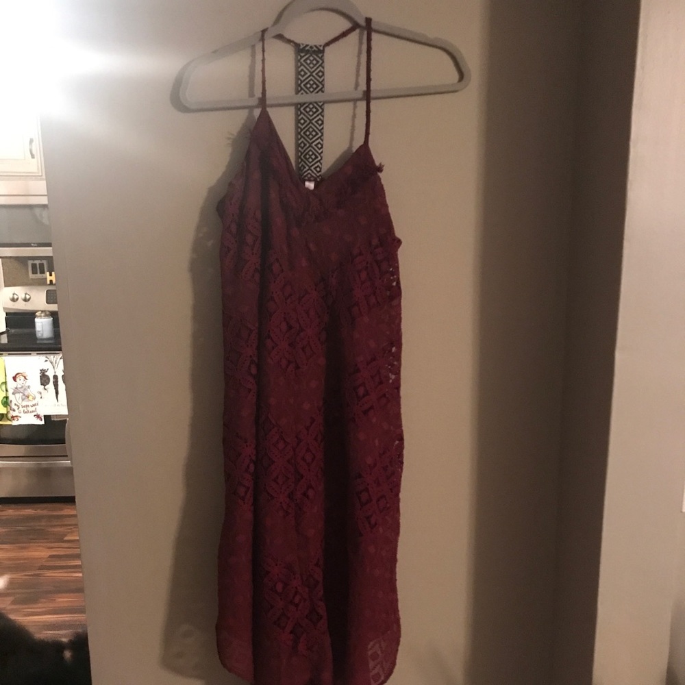 Maroon Summer Dress